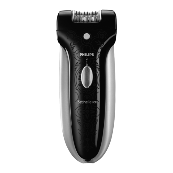 Philips Satinelle ICE HP6496 Mode D'emploi