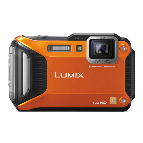 Panasonic DMC-FT5 Mode D'emploi De Base