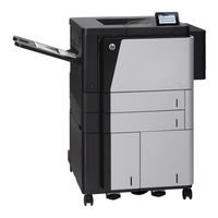 HP LaserJet Enterprise M806 Guide De L'utilisateur