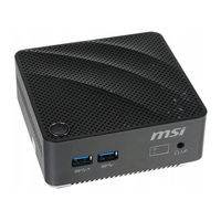 MSI Cubi B120 Mode D'emploi