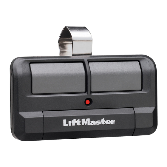 LiftMaster 892LT Mode D'emploi