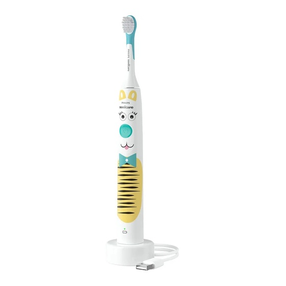 Philips Sonicare For Kids Design a Pet Edition HX3601/01 Mode D'emploi