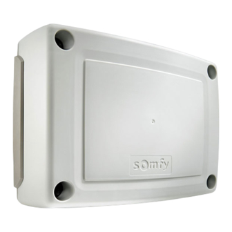 SOMFY Control Box 3S RTS Manuel D'utilisation