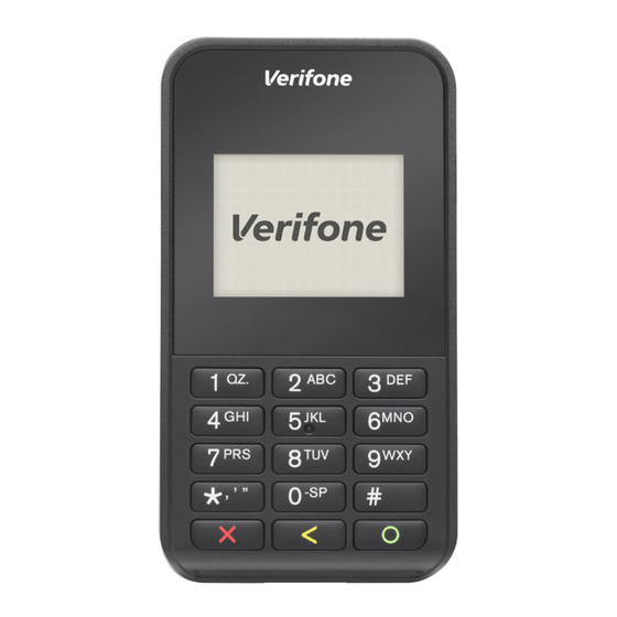 VeriFone CCV Mini E265 Guide De Démarrage Rapide