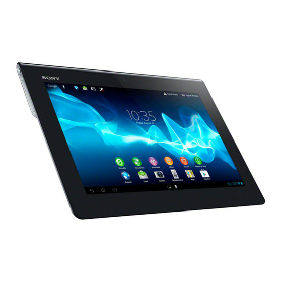 Sony SGPT12 Série Guide De Configuration Rapide