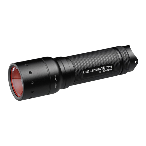 Led Lenser T7M Mode D'emploi