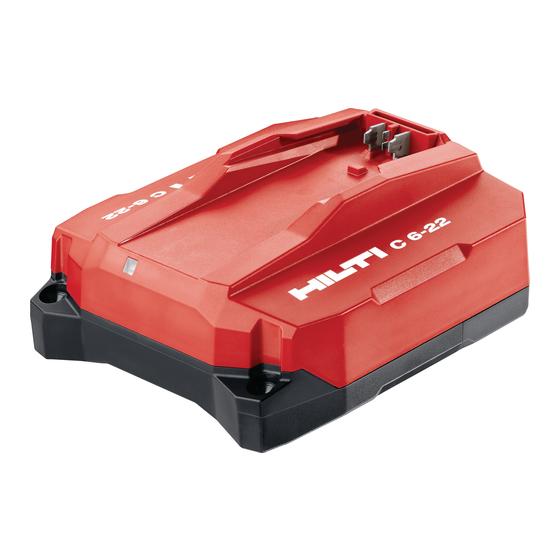 Hilti C 6-22 Mode D'emploi Original