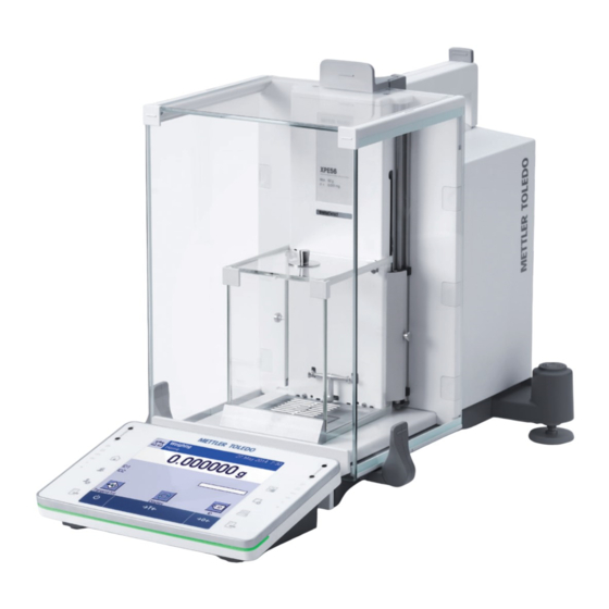 Mettler Toledo XPE56 Guide Rapide