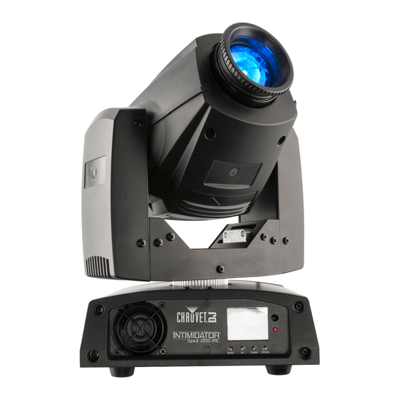 Chauvet DJ INTIMIDATOR Spot 255 IRC Guide De Référence Rapide