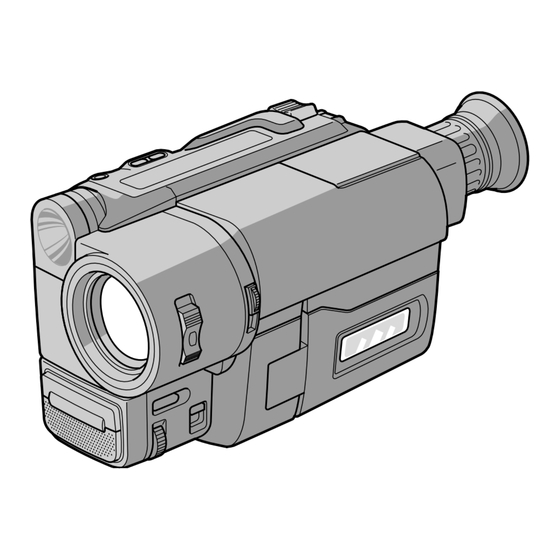 Sony Handycam CCD-TRV36 Mode D'emploi