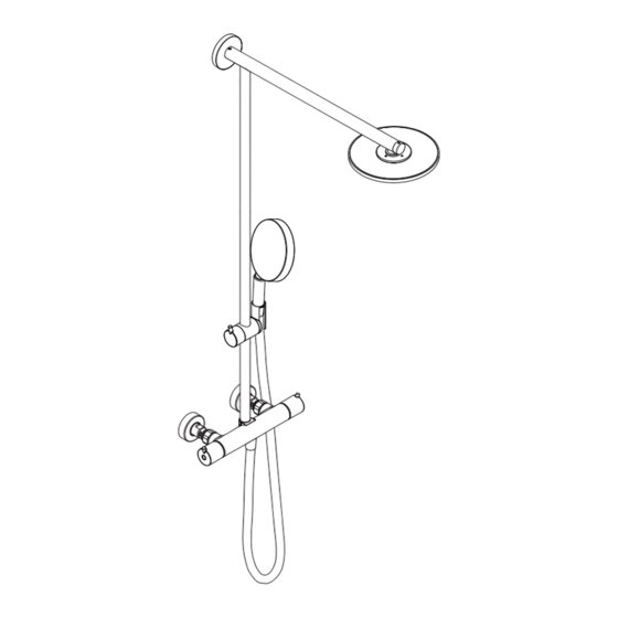 Hansgrohe Raindance Showerpipe 27165 1 Série Instructions De Montage / Mode D'emploi / Garantie