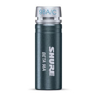 Shure BETA 98AD/C Mode D'emploi