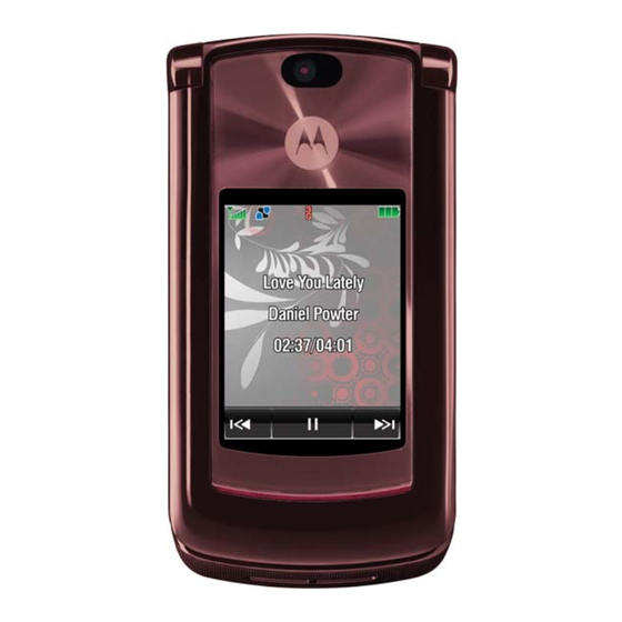 Motorola Motorazr2 V9 Guide De L'utilisateur