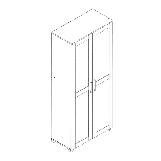 VERTUO Armoire de rangement 1012486 Guide D'assemblage