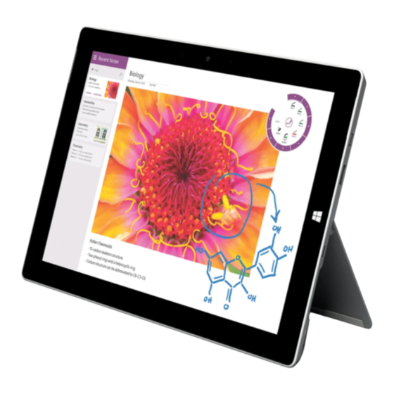 Microsoft Surface 3 Manuel