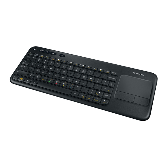 Logitech Harmony Smart Keyboard Add-on Guide D'installation