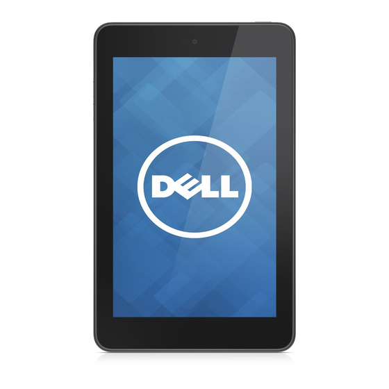 Dell Venue 7 Manuel D'utilisation