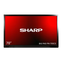 Sharp PN-70SC3 Mode D'emploi