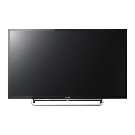 Sony BRAVIA KDL-60W600B Guide De Référence