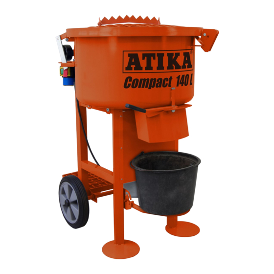 Altrad ATIKA Compact 140 Notice Originale