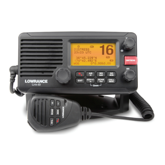 Lowrance Link-8 Manuels