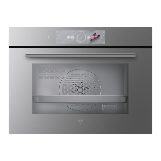 V-ZUG CombiSteamer V6000 45F Mode D'emploi