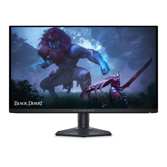 Dell Alienware AW2725DF Guide D'utilisation