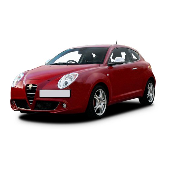 Alfa Romeo MITO 2015 Manuels