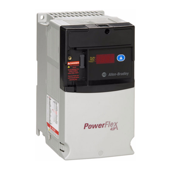 Rockwell Automation Allen-Bradley PowerFlex 40P Guide De Mise En Route