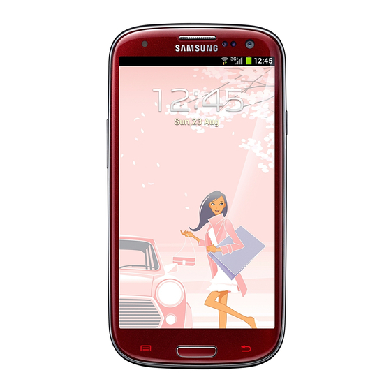 Samsung Galaxy S III Mode D'emploi