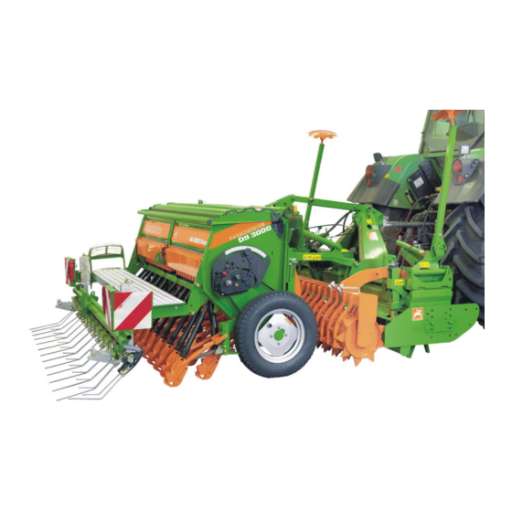 Amazone D9 2500 Special Notice D'utilisation