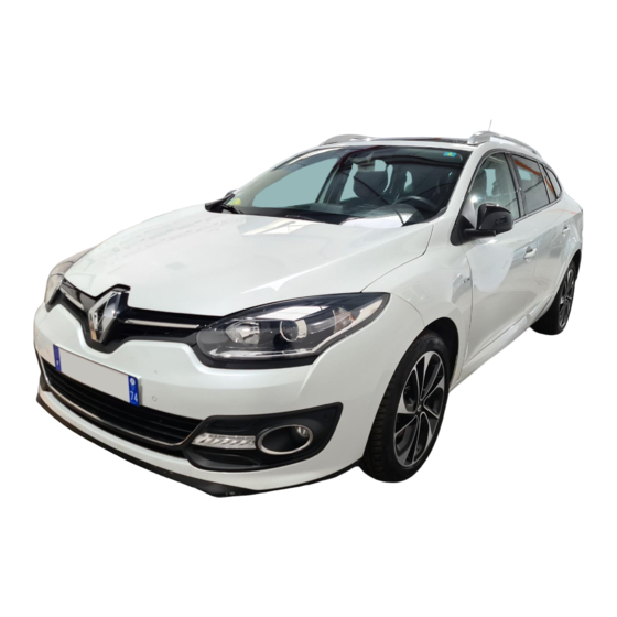 Renault MEGANE Notice D'utilisation