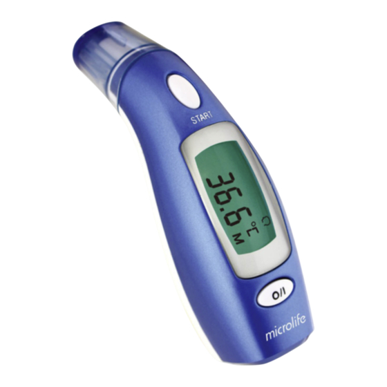 Microlife IFR 100 Mode D'emploi
