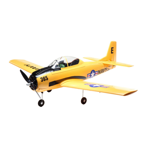 Horizon Hobby E-flite T-28 1.1m BNF Basic and PNP Manuel D'utilisation