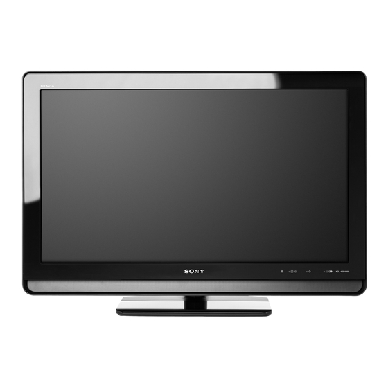 Sony BRAVIA KDL-37S4000 Mode D'emploi