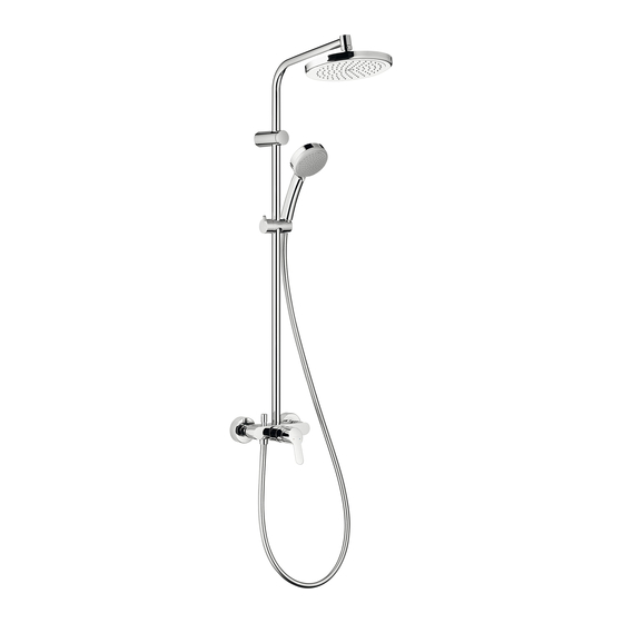 Hansgrohe Verso 220 Showerpipe 27232000 Mode D'emploi / Instructions De Montage