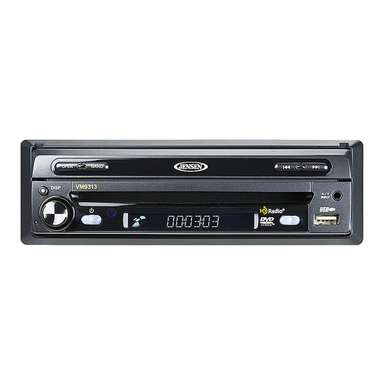 Jensen VM9313 Instructions D'installation