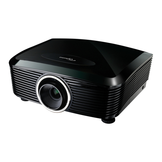 Optoma EX785 Notice D'utilisation