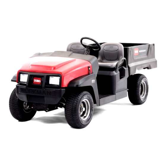 Toro Workman GTX EFI Manuel De L'utilisateur