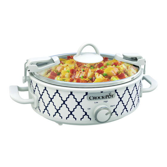 Crock-Pot Casserole Crock Notice D'emploi