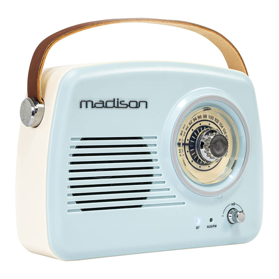 Madison FREESOUND-VR30 Manuel D'utilisation