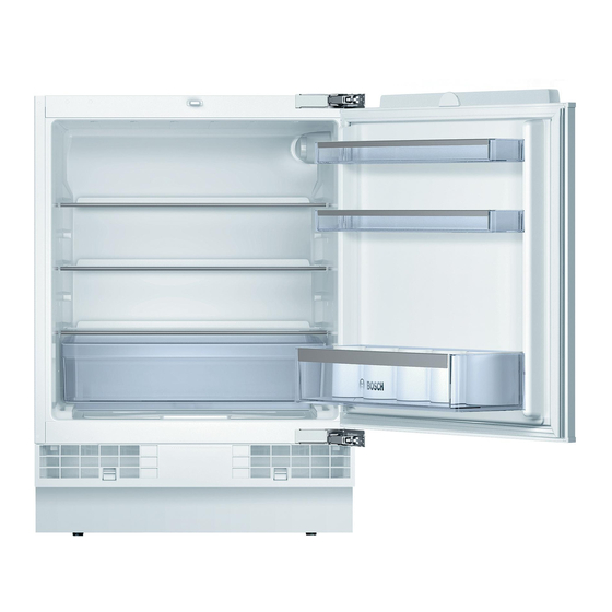 Bosch KUR15A60 Mode D'emploi