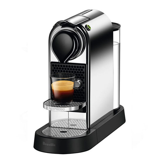 Breville Nespresso CITIZ Manuels