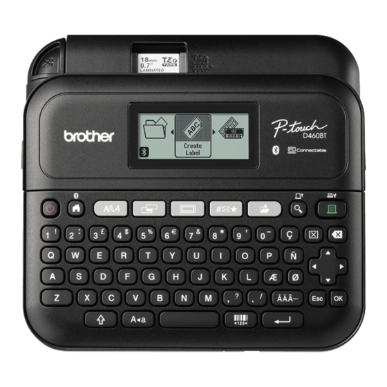 Brother P-TOUCH PT-D460BT Manuel D'instructions