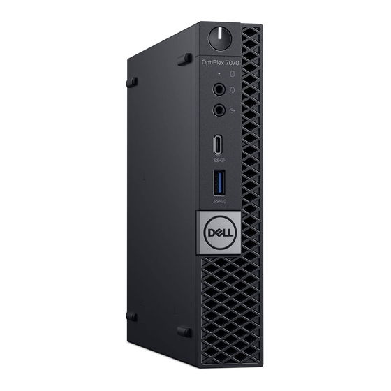 Dell OptiPlex 7070 Micro Configuration Et Caractéristiques