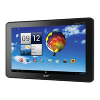 Acer ICONIA TAB A510 Manuel D'utilisation