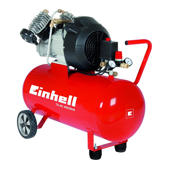 EINHELL TC-AC 400/50/8 Mode D'emploi D'origine