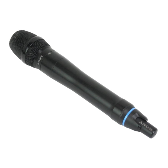 Sony DWM-02N Mode D'emploi
