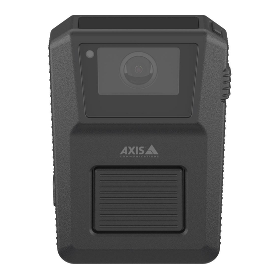 Axis W120 Mode D'emploi