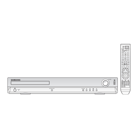 Samsung HT-X20 Guide D'utilisation